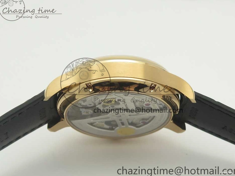 MIROTIME 0406 Thermal Portuguese Real PR Real Annual Calendar IW503501 RG ZF 1:1 Best Edition White Dial on Black Leather Strap A 7150